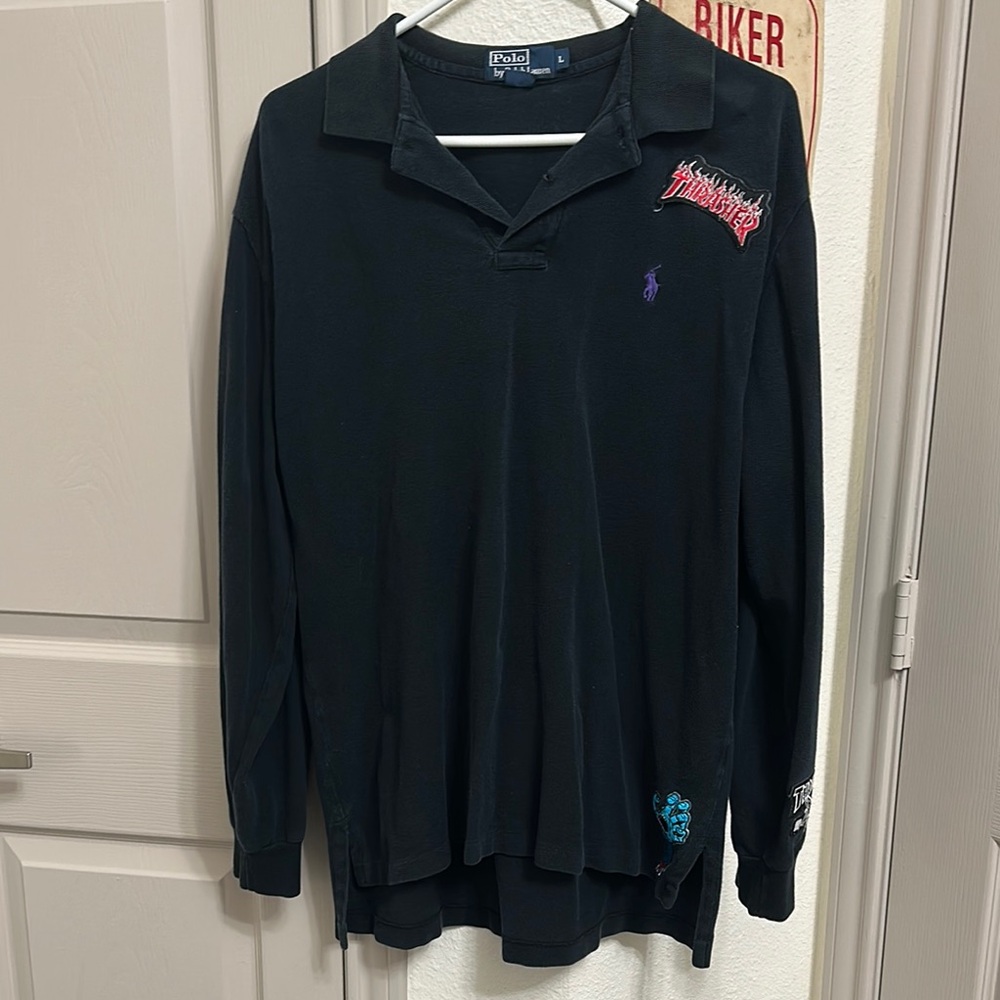 Polo by Ralph Lauren Black Long Sleeve Shirt